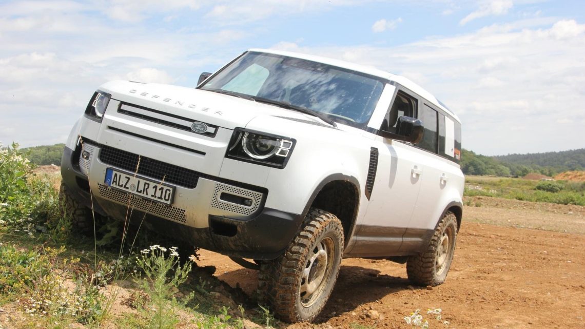 1. Ausfahrt Offroad mit dem Defender 2