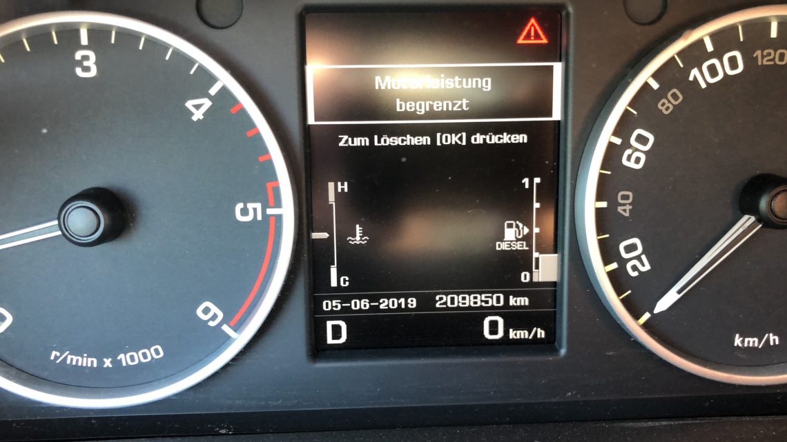 Reparatur erledigt – Display voller Fehlermeldungen