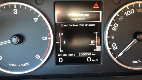 Reparatur erledigt – Display voller Fehlermeldungen