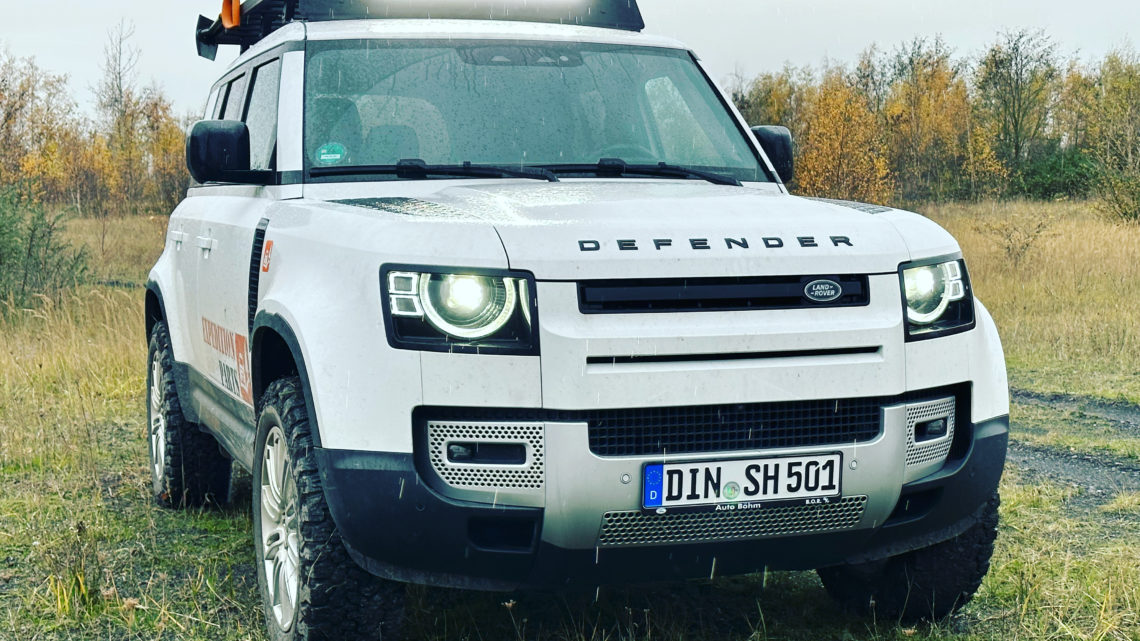 Strom aufs Dach legen beim New Defender
